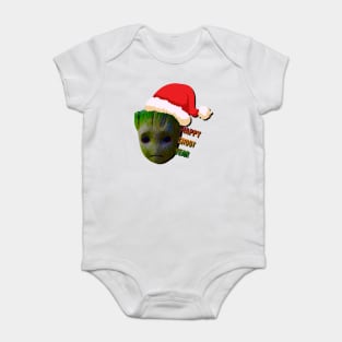 groot new year Baby Bodysuit